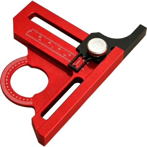 Jauge Hauteur Pour Scie Sur Table Mesure Réglable Hauteur Et Angle Réglet De Profondeur Pour Scie À Table Menuisiers Constructeurs Charpentiers Et Artisans Atelier De Maison Chantier (1/5)