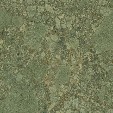 Aelle - Carrelage sol / mur effet terrazzo vert 80x80 cm GREEN GIADA - Vendu par boîte de 1.28 m² (1/2)