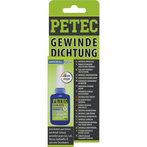 Producto de sellado petec 97216 impermeable curado rápido