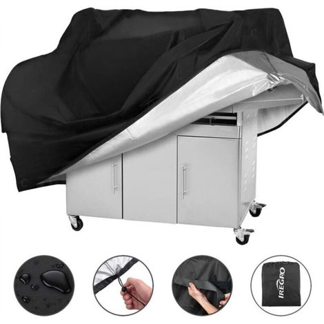 Waterproof Oxford fabric barbecue cover for Char-Broil, Weber, Brinkmann, etc. barbecues, 145×61×117cm (1/5)