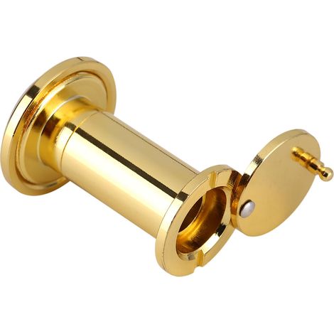 Optisches Weitwinkel-Türspion mit 200° Sichtwinkel, robuster goldener Schutzabdeckung, sicherem Türfenster und hochwertiger Metalloberfläche (1/5)