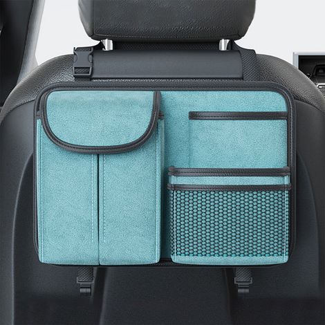 Borsa portaoggetti per lo schienale del sedile posteriore dell'auto, organizer multi-tasche per il bagagliaio, accessorio per l'abitacolo dell'auto, utile per organizzare e riporre piccoli oggetti sul
