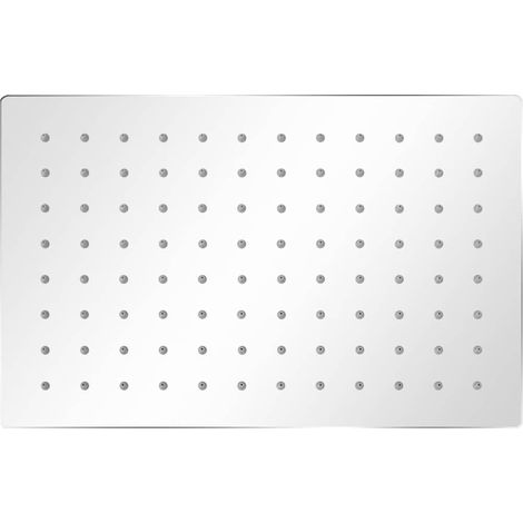 Maison Exclusive - Cabezal de ducha efecto lluvia 2 pzs acero ino (1/5)