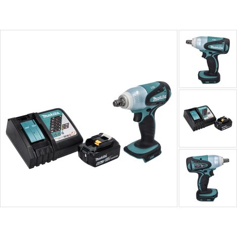 Llave de impacto sin cable Makita DTW 251 RG1 18 V 230 Nm 1/2" + 1x batería recargable 6,0 Ah + cargador