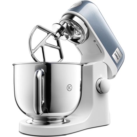Kenwood KMX760BL KMIX Impastatrice Planetaria con Ciotola con manico in Acciaio da 5L, 3 Ganci di Miscelazione, Potenza 1000W, Personalizzabile con oltre 20 Accessori Acquistabili Separatamente, Blu (1/5)