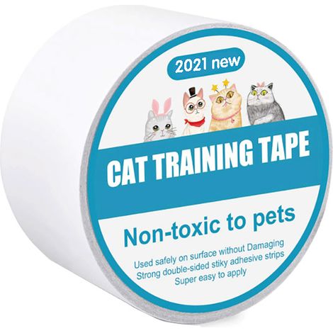 Protector antiarañazos para sofás Cat ScratchingGuard, de doble cara, para gatos, como se muestra en la imagen, 10 cm (3 metros). (1/5)
