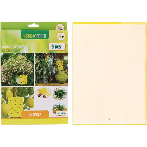 9 TRAPPOLE ADESIVE PER INSETTI 24CM
