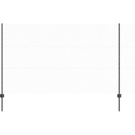 Maison Exclusive - Geschweißter Drahtzaun 50 x 1,4 m (B x H)
