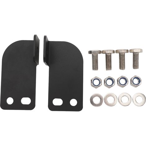 Soporte para barra de luces LED para jaula antivuelco - Soporte para focos y luces de trabajo - Para Polaris Ranger 570/800/900/1000 Crew - Fácil instalación - Recubrimiento de polvo negro (1/5)