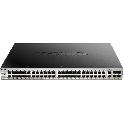 HUB Switch puertos 48 x 10/100/1000BASE-T, 2 x 10GBASE-T, 4 x 10G (1/4)