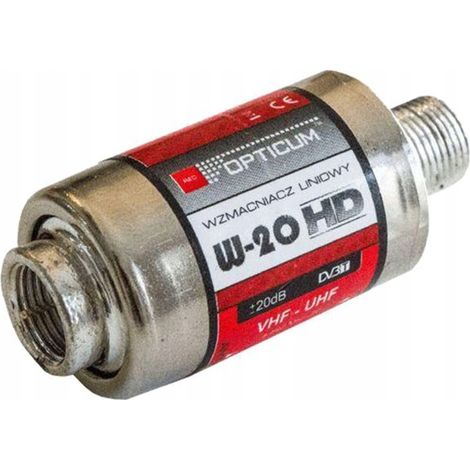 Amplificador de antena W-20 20dB DVB-T 5-862 MHz (1/3)