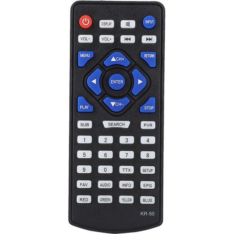 Télécommande de remplacement pour téléviseur numérique LEADSTAR KR-62 (1/5)