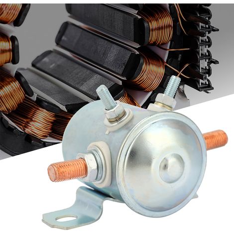 24059-BP relais solénoïde 12V 4 bornes isolé service continu pour chariots golf treuil marin (1/5)