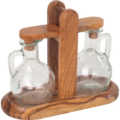 Ampolla in legno d'ulivo per cucina - Utensile di qualità premium