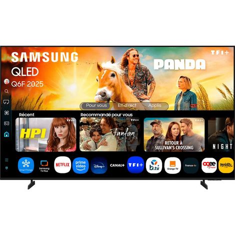 Samsung – TV QLED 55 pouces 4K Ultra HD – Quantum Dots – Taux de rafraîchissement 120Hz – Smart TV avec Wi-Fi et Ethernet