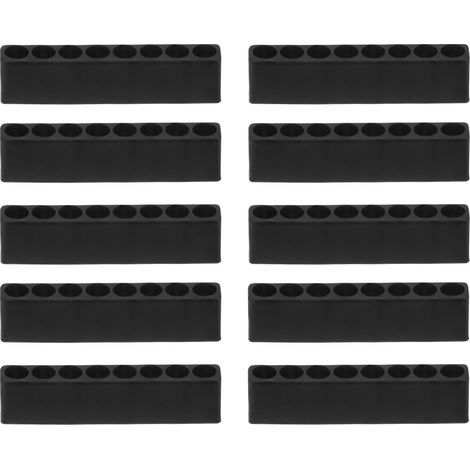 10Pcs Porte-Embouts de Tournevis Organisateur 65x9.5x16mm (1/5)