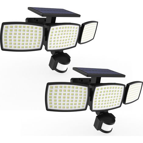 Juego de 2 proyectores con sensor solar 700LM SPARKY