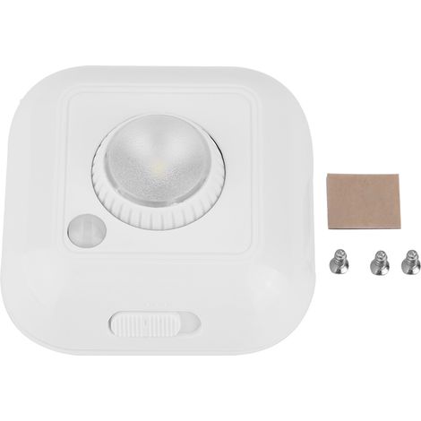 Lampe Led Detecteur De Mouvement Sans Fil - Lumiere Blanche Reglable 3 Modes - Pour Placard Armoire Couloir - Lot De 1 (1/5)