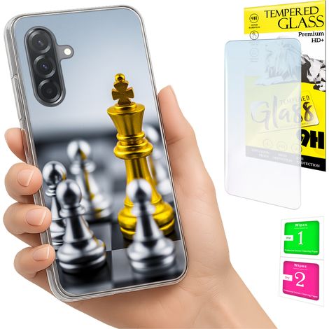 Custodia per Samsung Galaxy A36 / A56, cover fotografica, cover posteriore + vetro 9H (1/5)