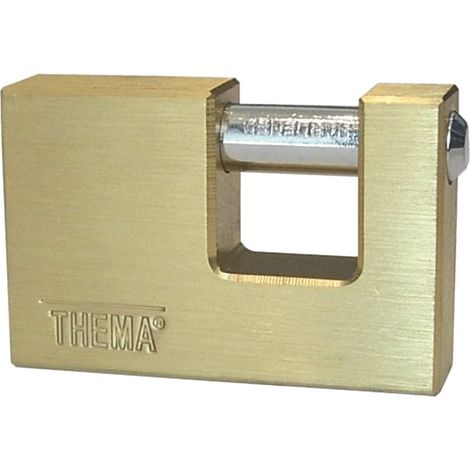 Lucchetto rettangolare ottone quality mm 90 - sps (1/2)