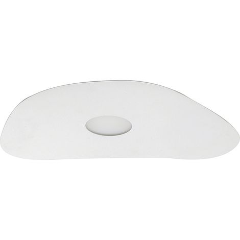 KAHLO Plafoniera Large Bianco 8W GX53 IP20 - Lampada da parete o soffitto in alluminio con fissaggio magnetico e design ultra sottile - Rossini (1/5)
