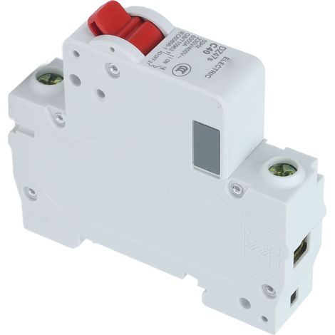 Disjoncteur miniature monophasé pour montage sur rail DIN, interrupteur à air basse tension 230 V/400 V, 40 A, DZ47s C40 (1/5)