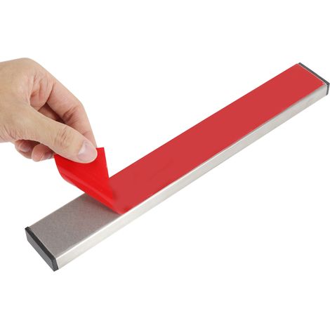 Porte-couteaux magnétique en acier inoxydable, organiseur mural pour cuisine, barre aimantée 31 cm, support universel multifonction. (1/5)