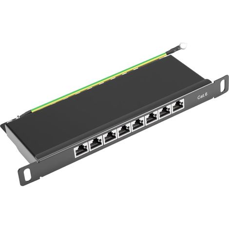 CAT 6 8 Port Patch Panel - 8 Port Desktop Patch Panel (1/5)