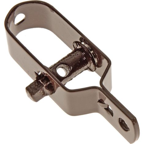 10 Stück Drahtspanner 100mm x 28mm x 20mm in braun (1/4)