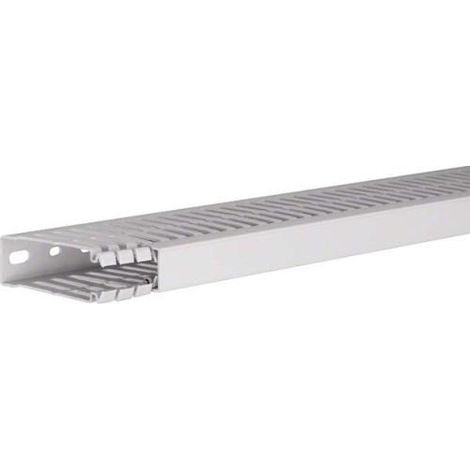 Hager Canaleta de Cableado Gris 24x12x7 cm Durable