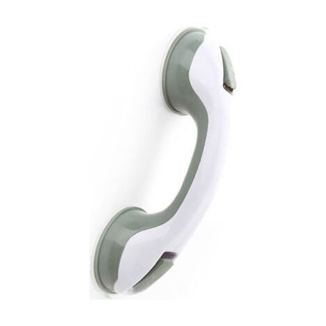 2 PCS Poignée baignoire de sécurité/Poignéee/Ventouse de douche pour salle de bain + WC (Gris) (1/5)