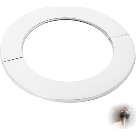 Rosace cheminée 100mm Murales en Acier Inoxydable, rosace conduit tuyau 100 mm diametre 101 x 150 x 5mm Résistant à la Chaleur pour Chaudières(100mm 1pcs) (1/5)