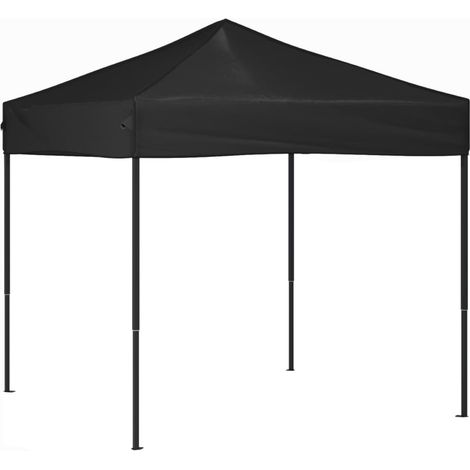 Tente de réception pliable - Tonnelle de jardin - Barnum Noir 2x2 m fr11308 - Maison La Vie (1/5)