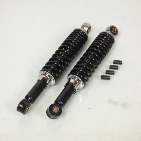 paar einstellbare hintere stoßdämpfer schwarz 280mm rsm für moped (1/4)