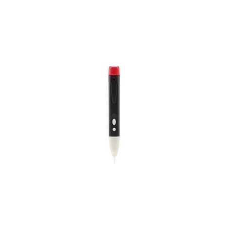 Détecteur d'électricité Testeur de tension électrique avec lumière LED pour tester les câbles d'alimentation, les disjoncteurs, les prises murales, etc.(Rouge) (1/5)