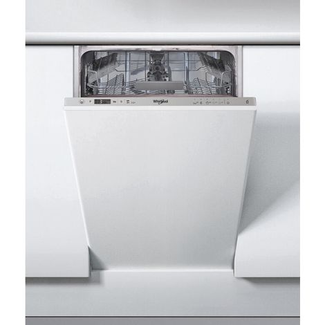 Whirlpool Lavastoviglie da incasso - WSIC 3M27. Posizionamento dell'apparecchio: A scomparsa totale, Dimensione: Compatta (45 cm), Colore pannello di controllo: Argento. Numero di coperti: 10 coper... (1/10)