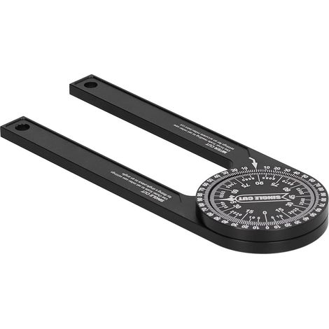 Der Winkelmesser aus hochpräzisem Aluminiumlegierungsmaterial gewährleistet eine einfache und genaue Winkelmessung. (1/5)