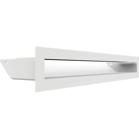 Lüftungsgitter LUFT 6x40 weiß Slim (1/5)
