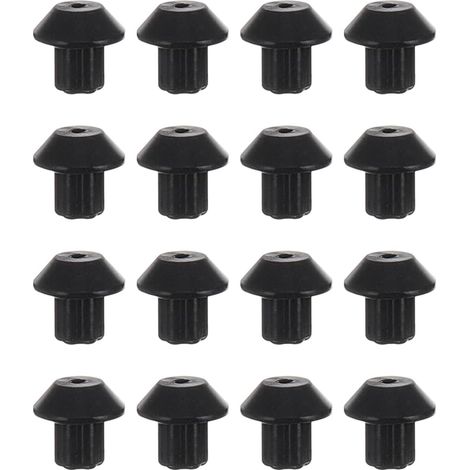 48 Pieds En Caoutchouc Pour Grille De BrûLeur De Plaque De Cuisson À Gaz Tampons De Remplacement AntidéRapants Accessoires Pour Gamme De Gaz 0.39 X 0.39 X 0.35 Pouces (1/5)