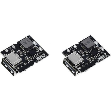Module d'alimentation convertisseur élévateur USB Type-C 5V 2A (2026), chargeur DIY à souder, arrêt automatique pour projets portables (1/4)