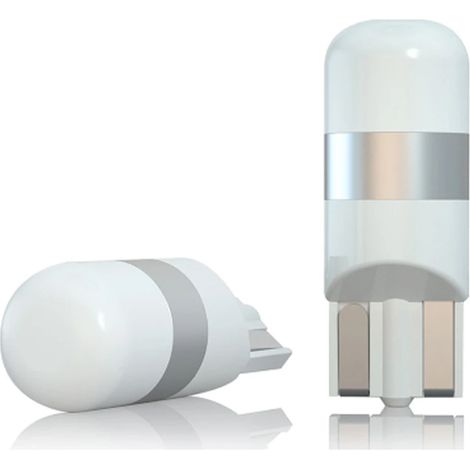 Coppia lampadine auto canbus T10 1 LED luce fredda interni auto 12V CA-02720 (1/5)