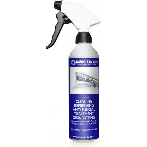 Nanoclean air, spray nettoyant 500ml pour unité intérieur.