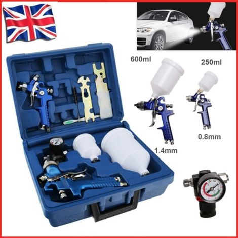 High-Quality HVLP Spray Gun Set for Automotive and Home Use - Adjustable Controls, Corrosion Resistant, Easy to Clean, 600ml Cup