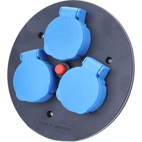 as - Schwabe 3-fach Steckdosen Schweizer Ausführung 230V 10A IP55 (1/4)