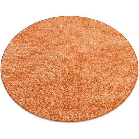 Carpet round SERENADE orange orange round 100 cm