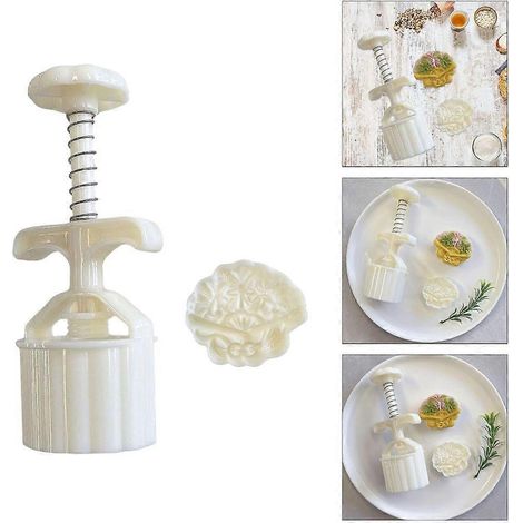 Coffret de création de gâteaux de lune glacés 75 g avec motif papillon décoratif en éventail (1/4)