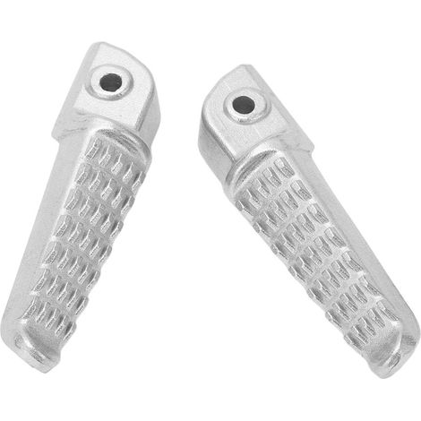 Pedales traseros de plata hierro para Ninja 250R 650R ZX9R ZX10R ZX12R (1/5)