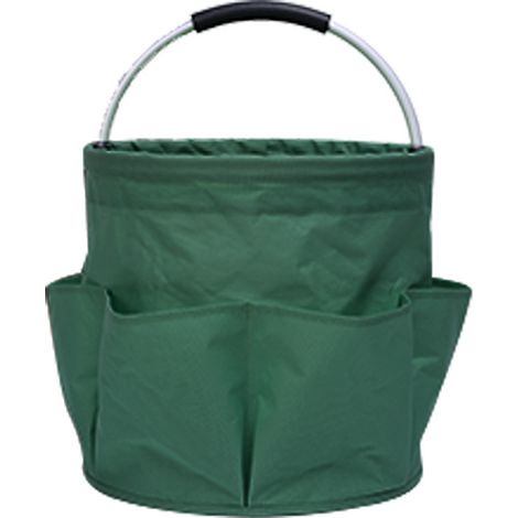 Bolsa de jardín de 17 l para herramientas de jardín: bolsa plegable para herramientas de jardín, de tela Oxford 600D, cesta para herramientas de jardín con 1 compartimento principal y 6 bolsillos exte (1/5)