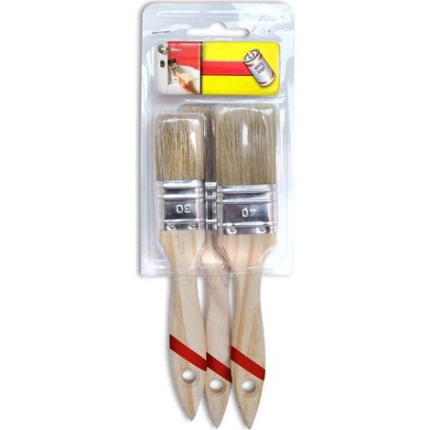 Set Pennelli in setola bionda da 30-40-50mm per smalti a solvente