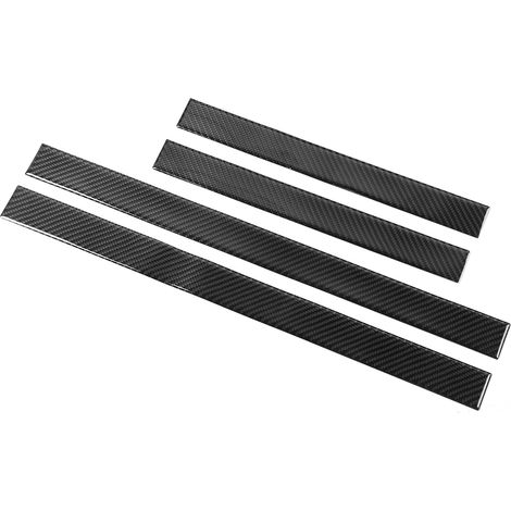 Plaques de seuil de porte extérieur 4 pièces, protection en fibre de carbone souple, compatible Honda CRV 2016-2019 (1/5)